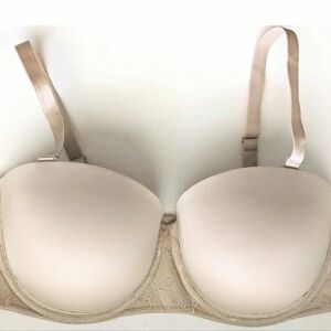 Torrid Bombshell 46DDD Bra Underwire Padded Push-Up Convertible To Strapless